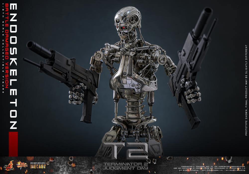 Pre-Order - Terminator 2: Judgement Day MMS840D77 Endoskeleton (Battle Damaged Ver.) 1/6th Scale Collectible Figure