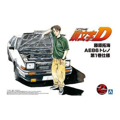 Aoshima 1/24: Initial D - TAKUMI FUJIWARA 86 TRUENO COMICS VOL.1 VER. (TOYOTA)