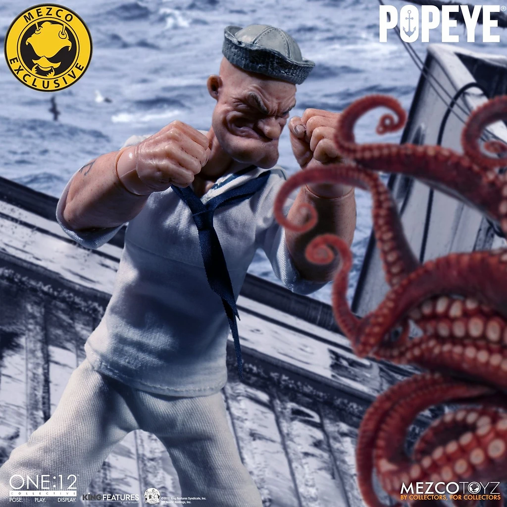 Popeye One:12 Collective Popeye Exclusive White Outfit