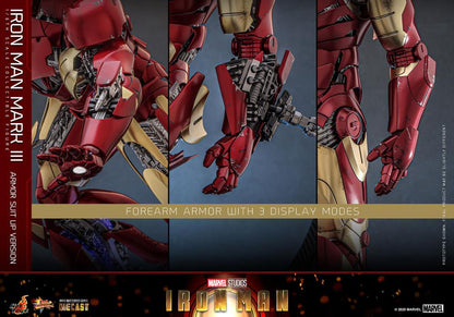 Pre-Order - Marvel MMS825 Iron Man Mark III (Armor Suit Up Ver.) 1/6th Scale Collectible Figure