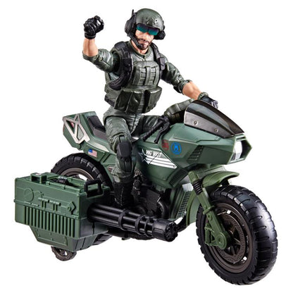 G.I. Joe Classified Series Special Missions: Cobra Island Alvin “Breaker” Kinney Figure with RAM Cycle Exclusive