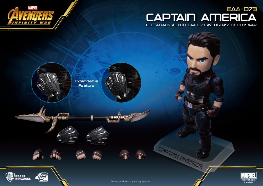 Avengers: Infinity War Egg Attack Action EAA-073 Captain America
