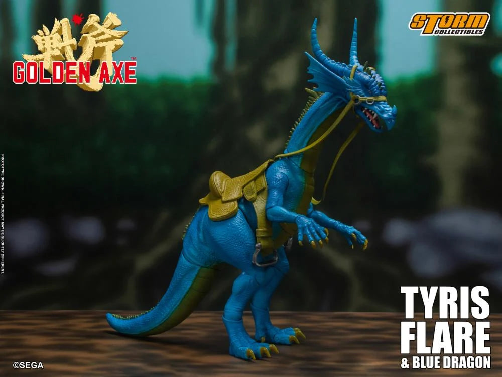 Golden Axe Tyris Flare and Blue Dragon 1/12 Scale Action Figure Set