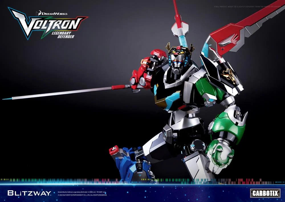 PRE-ORDER - Voltron: Legendary Defender Carbotix 10th Anniversary Voltron (Standard Edition Ver.) Action Figure