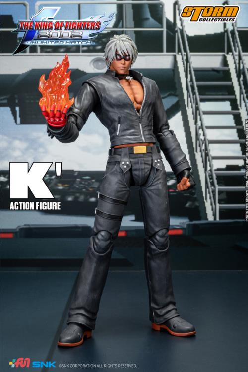 PRE-ORDER - The King of Fighters 2002 Unlimited Match K' 1/12 Scale Action Figure