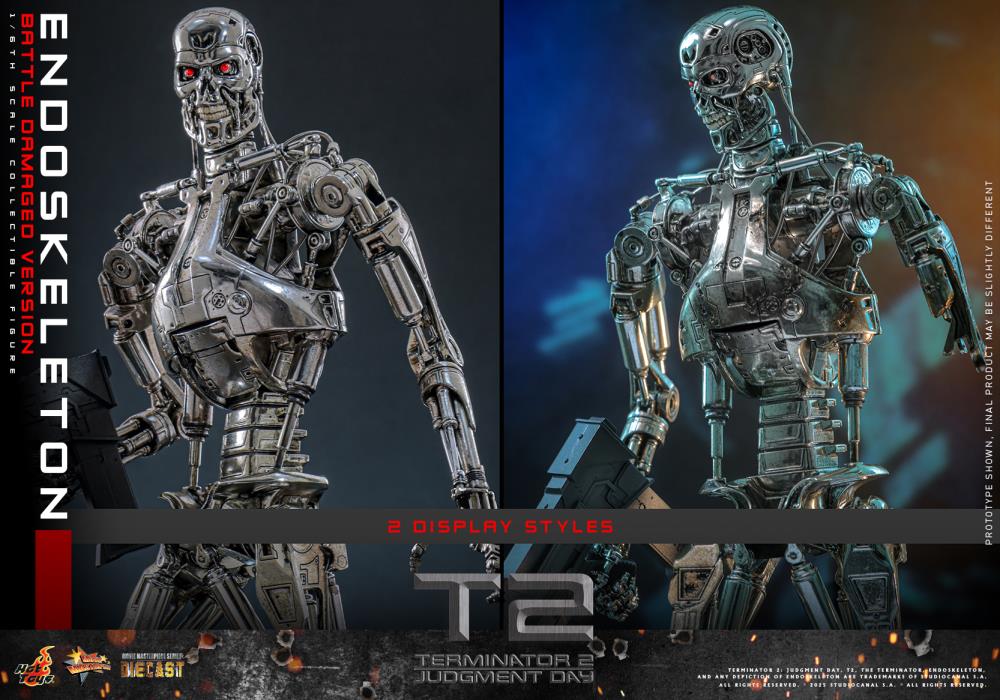 Pre-Order - Terminator 2: Judgement Day MMS840D77 Endoskeleton (Battle Damaged Ver.) 1/6th Scale Collectible Figure