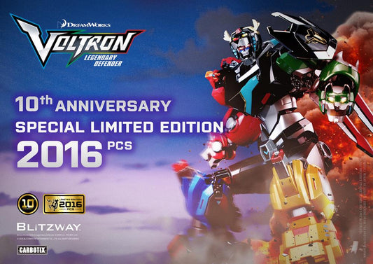 PRE-ORDER - Voltron: Legendary Defender Carbotix 10th Anniversary Voltron (Special Limited Edition Ver.) Action Figure