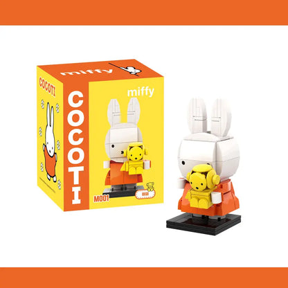 Cocoti Miffy Brick Figure with Teddy Set