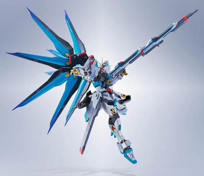 Gundam 45th Anniversary x Hatsune Miku Metal Robot Spirits Strike Freedom Gundam Type II (Hatsune Miku Ver.) Action Figure