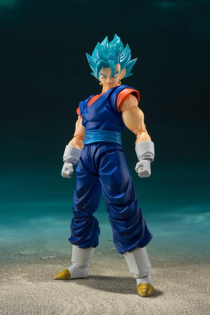 Dragon Ball Super S.H.Figuarts Super Saiyan God Super Saiyan Vegito Super w/ Shipper Box