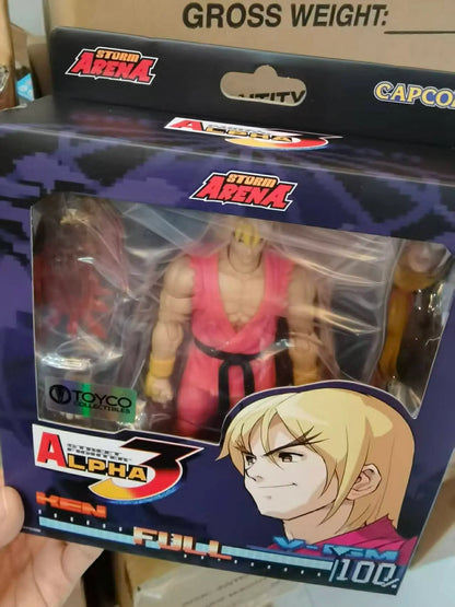 Street Fighter Alpha 3 Storm Arena Ken (V-ISM Pink Variant) - TOYCO Exclusive - 1/12 Scale Action Figure