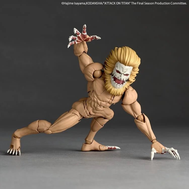 Pre-Order - Attack on Titan Amazing Yamaguchi Revoltech NR102 Jaw Titan Action Figure