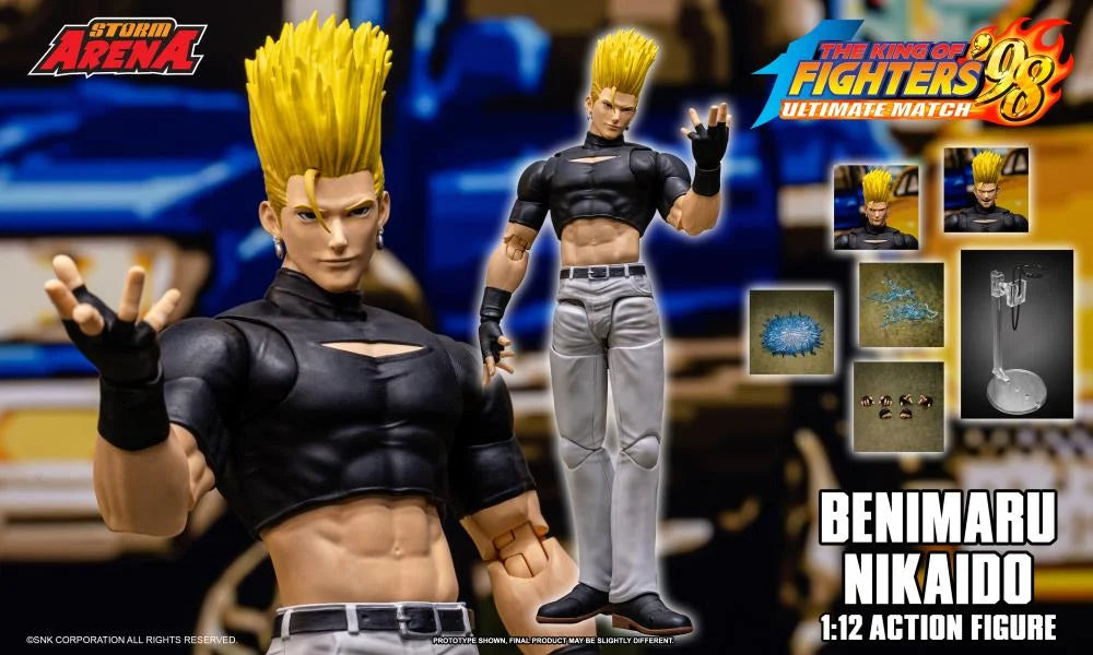 Pre-Order - The King of Fighters '98 Ultimate Match Storm Arena Benimaru Nikaido 1/12 Scale Action Figure