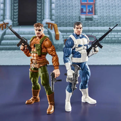 The Punisher Marvel Legends Gamerverse Punisher & Nick Fury Action Figure Two-Pack