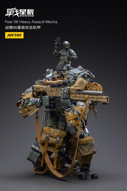 Battle for the Stars FEAR VI (Heavy Assault) With Pilot 1/18 Scale Figure Set