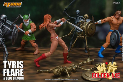 Golden Axe Tyris Flare and Blue Dragon 1/12 Scale Action Figure Set