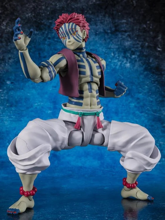 PRE-ORDER - Demon Slayer: Kimetsu no Yaiba S.H.Figuarts Akaza Action Figure