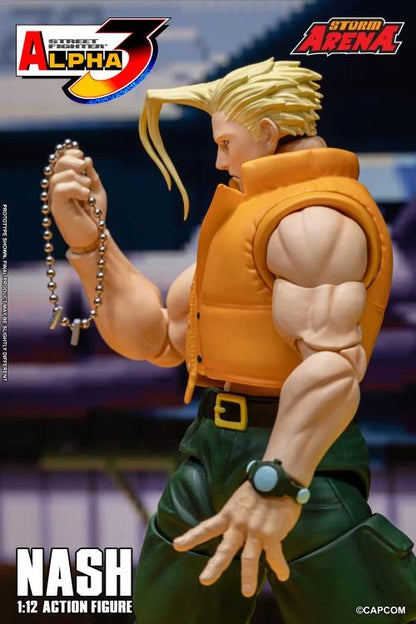 Pre-Order - Street Fighter Alpha 3 Storm Arena Nash 1/12 Scale Action Figure
