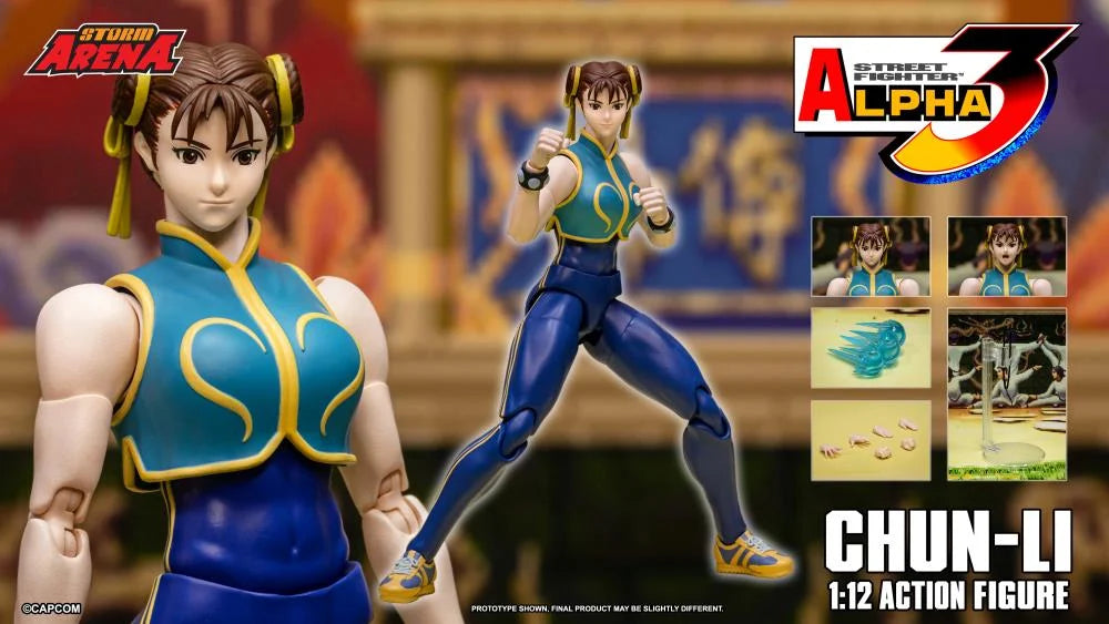Pre-Order - Street Fighter Alpha 3 Storm Arena Chun-Li 1/12 Scale Action Figure