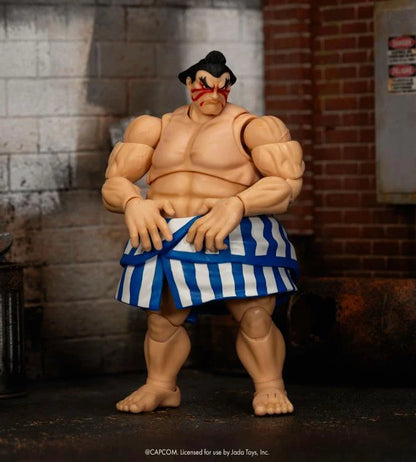 Pre-Order: Ultra Street Fighter II: The Final Challengers E. Honda (Deluxe Ver.) 1/12 Scale Action Figure