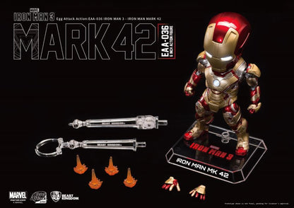 Iron Man 3 Egg Attack Action EAA-036 Iron Man Mark XLII