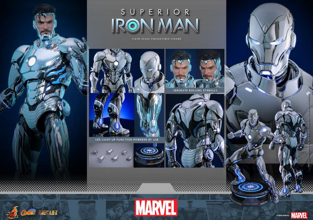 Pre-Order - Marvel CMS026 Superior Iron Man 1/6th Scale Collectible Figure