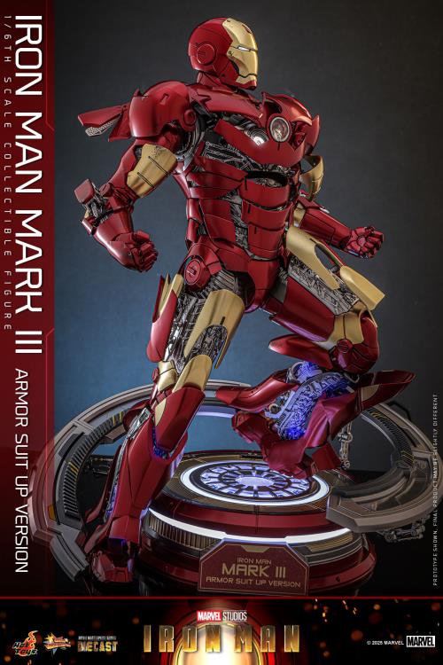 Pre-Order - Marvel MMS825 Iron Man Mark III (Armor Suit Up Ver.) 1/6th Scale Collectible Figure