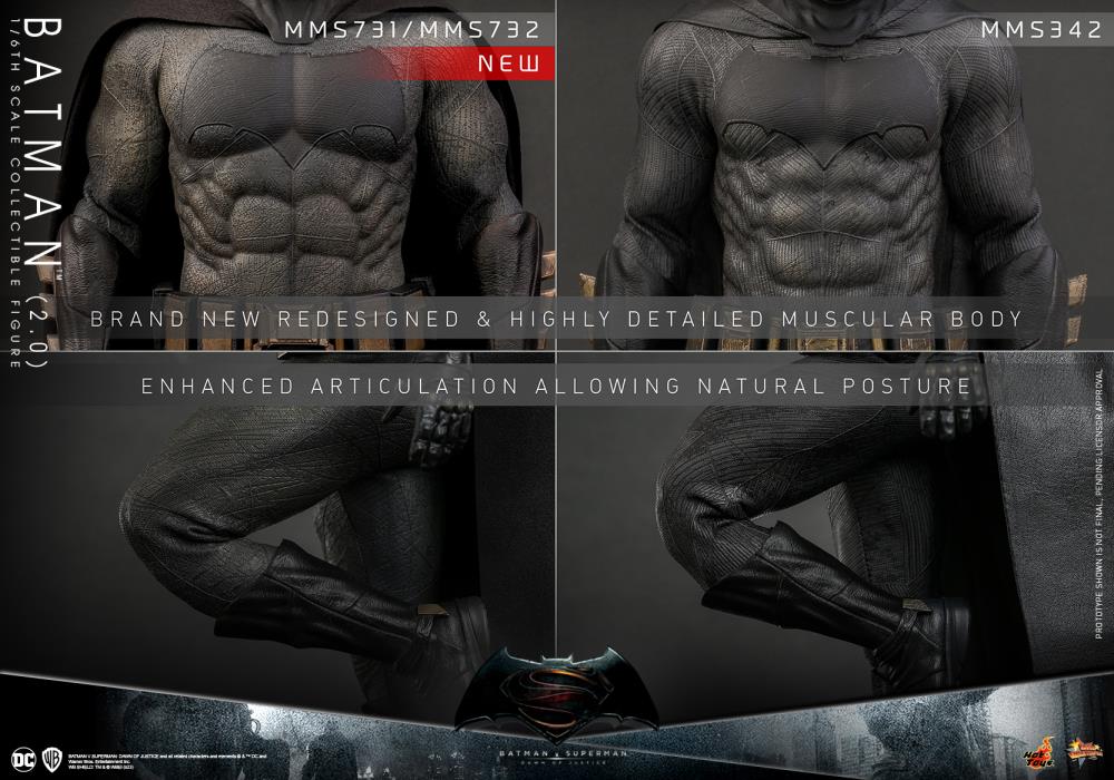 Batman v Superman: Dawn of Justice MMS731 Batman (Ver.2) 1/6th Scale Collectible Figure