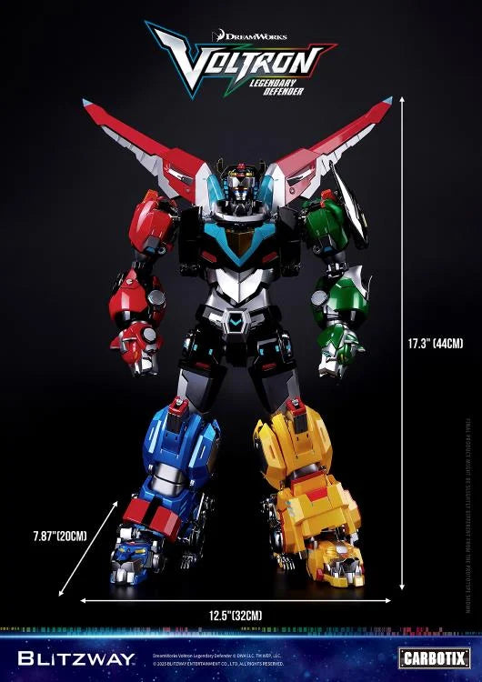 PRE-ORDER - Voltron: Legendary Defender Carbotix 10th Anniversary Voltron (Standard Edition Ver.) Action Figure