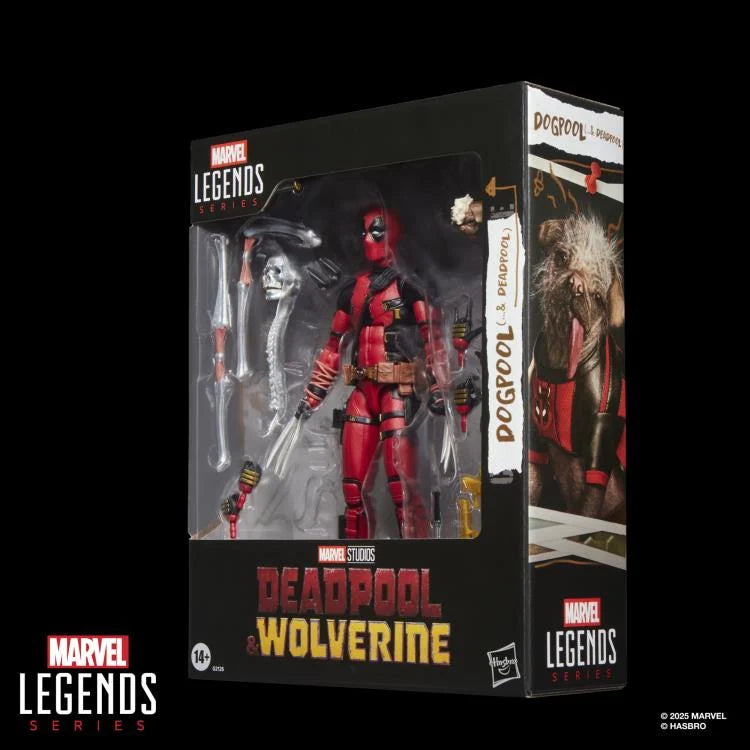 Deadpool & Wolverine Marvel Legends Deluxe Deadpool Action Figure with Dogpool
