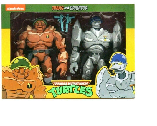 NECA TMNT Teenage Mutant Ninja Turtles Traag & Granitor Set