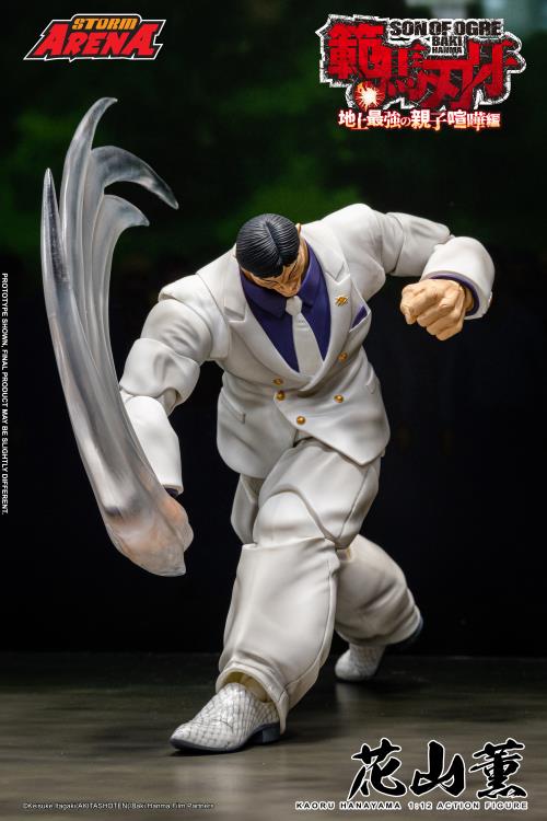 Pre-Order - Baki Hanma: Son of Ogre Storm Arena Kaoru Hanayama 1/12 Scale Action Figure