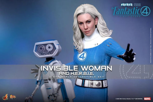 Pre-Order - The Fantastic Four: First Steps MMS824 Invisible Woman and H.E.R.B.I.E. 1/6th Scale Collectible Figure Set