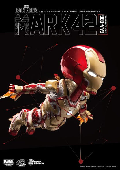 Iron Man 3 Egg Attack Action EAA-036 Iron Man Mark XLII