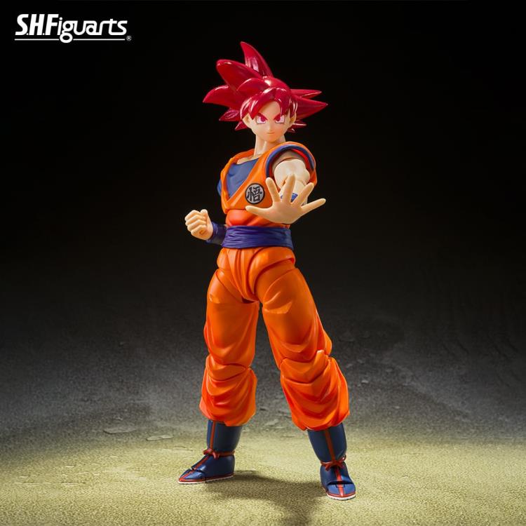 PRE-ORDER - Dragon Ball Super S.H.Figuarts Super Saiyan God Goku (Saiyan God of Virture)