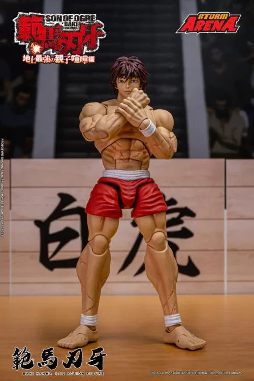 Pre-Order - Baki Hanma: Son of Ogre Storm Arena Baki Hanma 1/12 Scale Action Figure