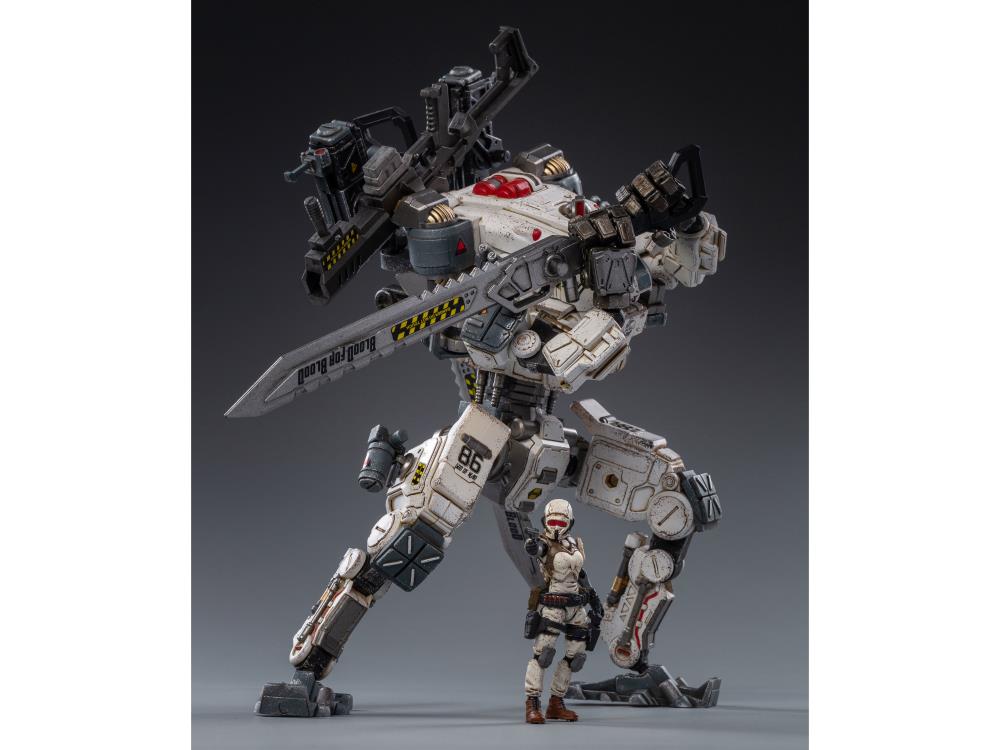 Dark Source God of War 86 Mecha (White) With Pilot 1/24 Scale Figure Set