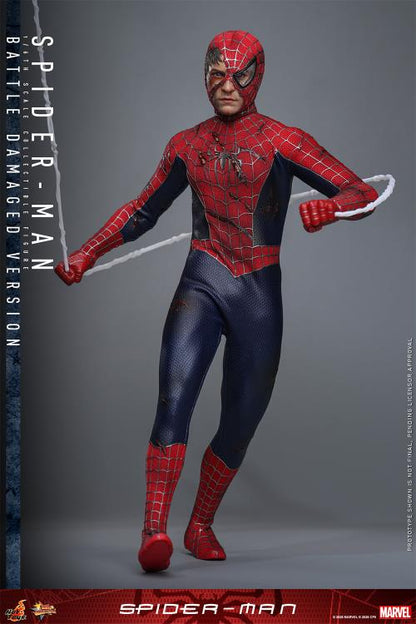 Pre-Order - Spider-Man (2002) MMS859 Spider-Man (Battle Damaged Ver.) 1/6th Scale Collectible Figure
