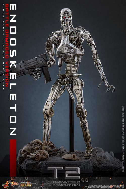 Pre-Order - Terminator 2: Judgement Day MMS840D77 Endoskeleton (Battle Damaged Ver.) 1/6th Scale Collectible Figure