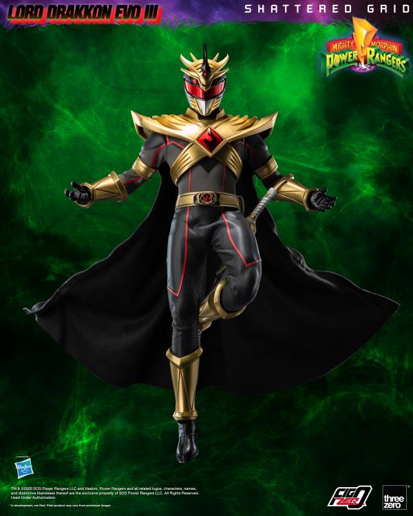PRE-ORDER - Mighty Morphin Power Rangers: Shattered Grid FigZero Lord Drakkon (Evo III Ver.) 1/6 Scale Action Figure