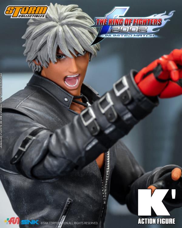 PRE-ORDER - The King of Fighters 2002 Unlimited Match K' 1/12 Scale Action Figure