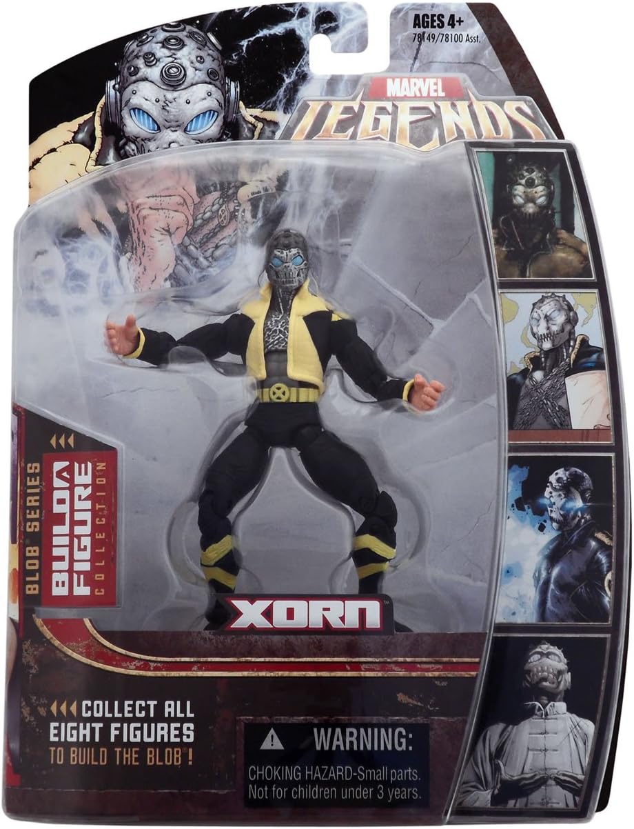 Marvel Legends Series 17 (Hasbro Series 2) Action Figure Xorn (Yellowing plastic from shelf wear)