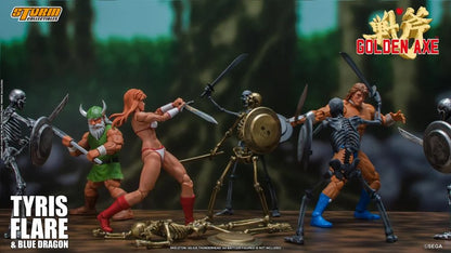 Golden Axe Tyris Flare and Blue Dragon 1/12 Scale Action Figure Set