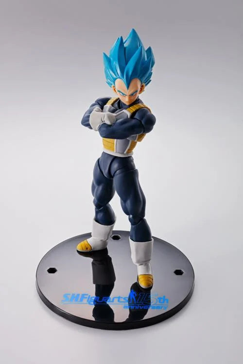 Dragon Ball Super: Broly S.H.Figuarts Super Saiyan God Super Saiyan Vegeta (15th Anniversary Ver.) Exclusive