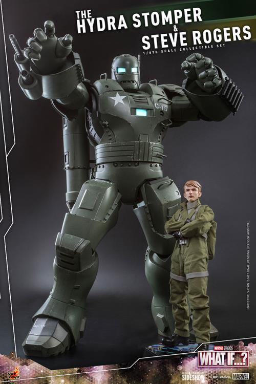 What If...? TMS060 The Hydra Stomper and Steve Rogers 1/6th Scale Collectible Figure Set