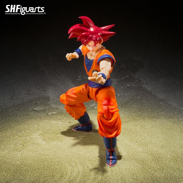 PRE-ORDER - Dragon Ball Super S.H.Figuarts Super Saiyan God Goku (Saiyan God of Virture)