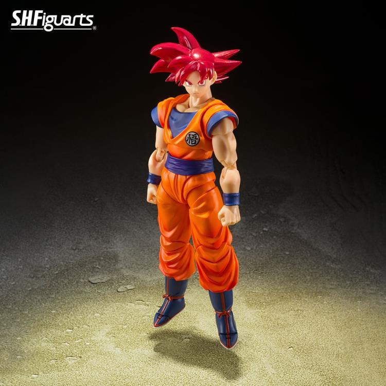 PRE-ORDER - Dragon Ball Super S.H.Figuarts Super Saiyan God Goku (Saiyan God of Virture)