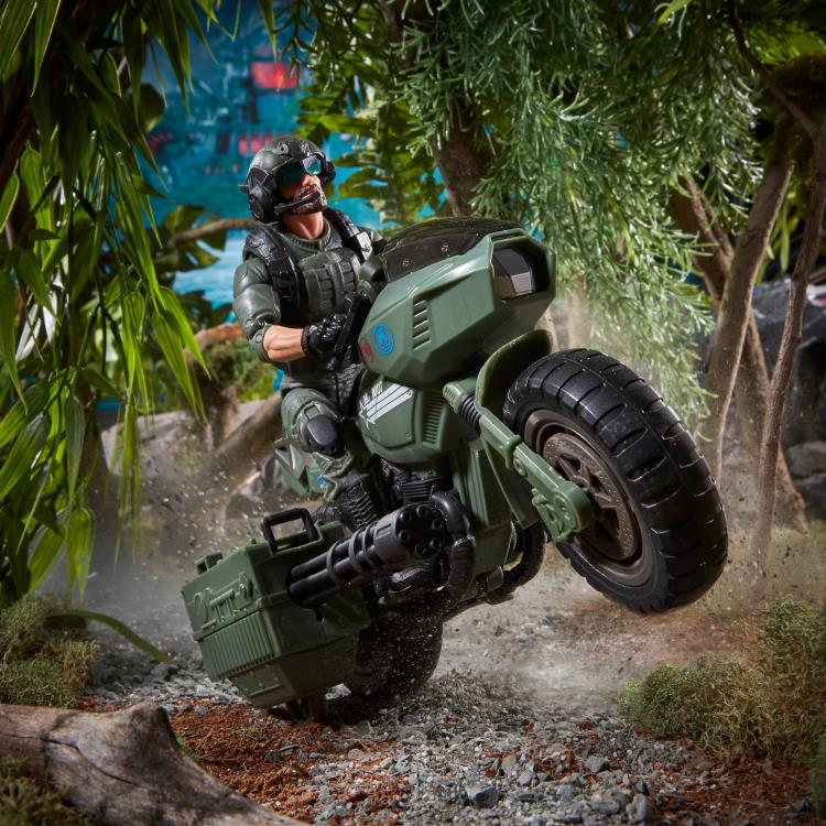 G.I. Joe Classified Series Special Missions: Cobra Island Alvin “Breaker” Kinney Figure with RAM Cycle Exclusive