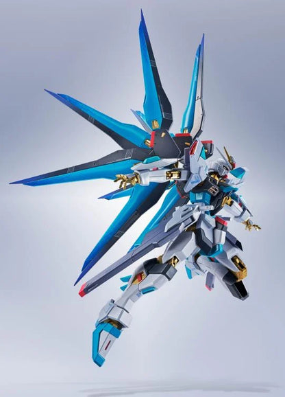 Gundam 45th Anniversary x Hatsune Miku Metal Robot Spirits Strike Freedom Gundam Type II (Hatsune Miku Ver.) Action Figure