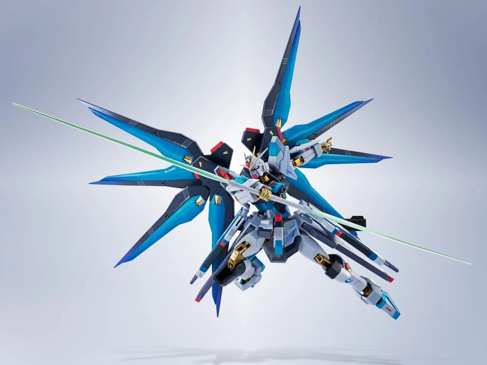 Gundam 45th Anniversary x Hatsune Miku Metal Robot Spirits Strike Freedom Gundam Type II (Hatsune Miku Ver.) Action Figure